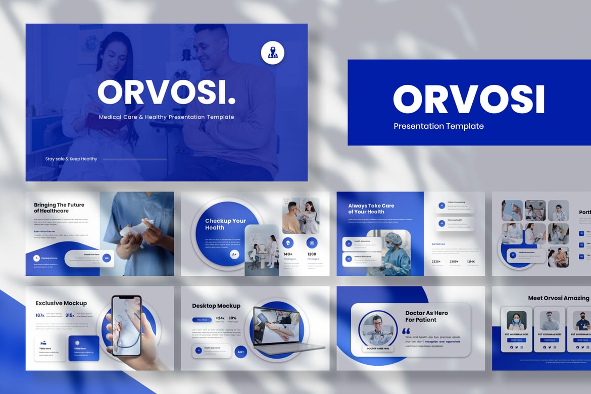 Template Presentasi Medis dan Kesehatan Orvosi yang Menarik