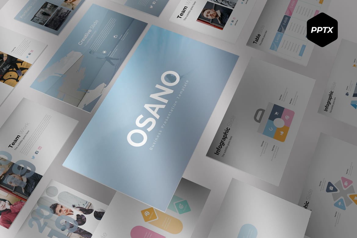 Osano - Template Powerpoint Serbaguna yang Menarik