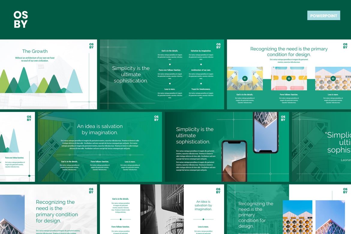 Osby - Template Powerpoint Profesional untuk Semua Kebutuhan
