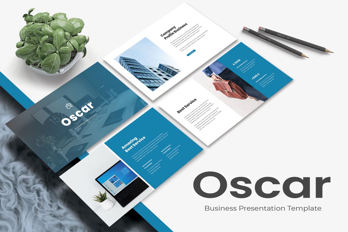 Template Powerpoint OSCAR yang Modern dan Kreatif