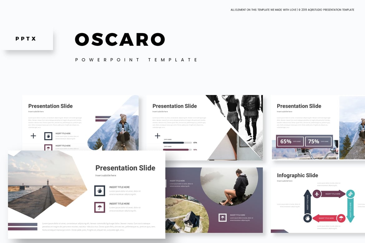 Template Powerpoint Oscaro - Solusi Presentasi Profesional