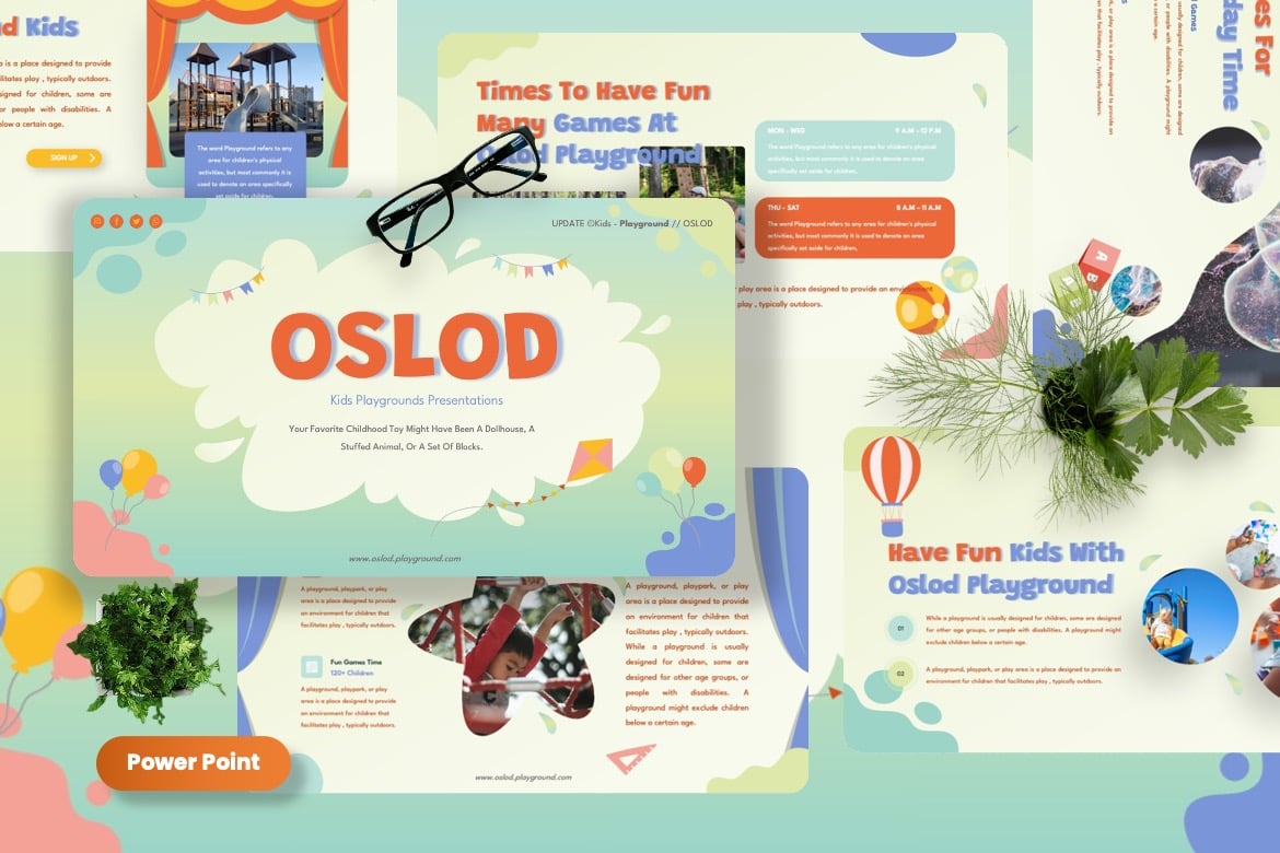 Template Presentasi Oslod - Powerpoint untuk Beragam Kebutuhan