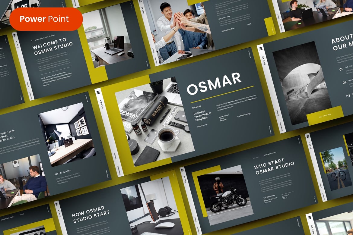 Template PowerPoint Osmar – Solusi Presentasi Profesional