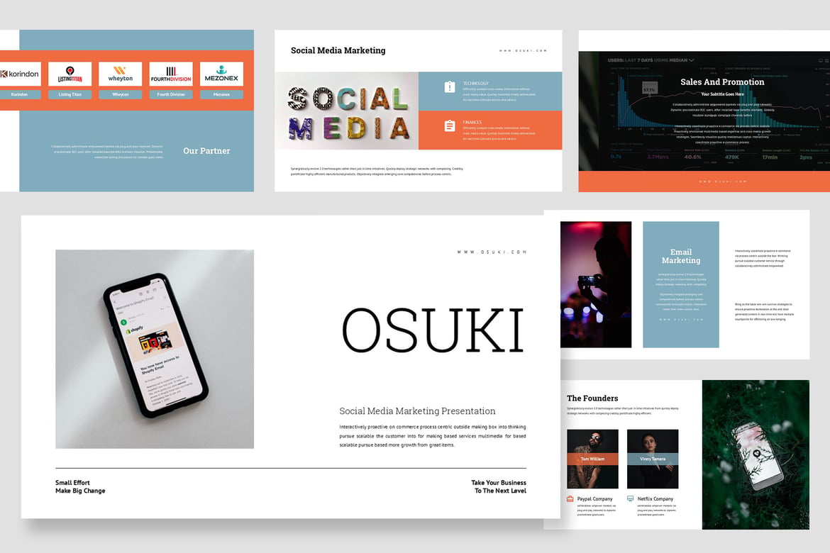 Osuki: Template Powerpoint Digital Marketing yang Menarik dan Efektif