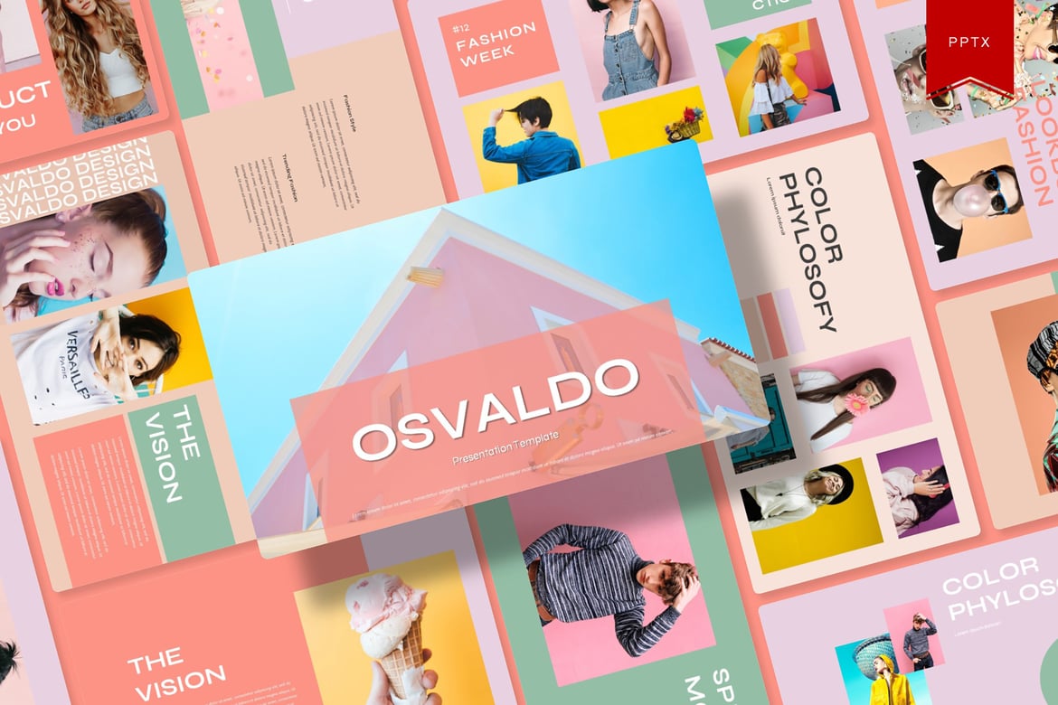 Template Powerpoint Osvaldo yang Kreatif dan Menarik