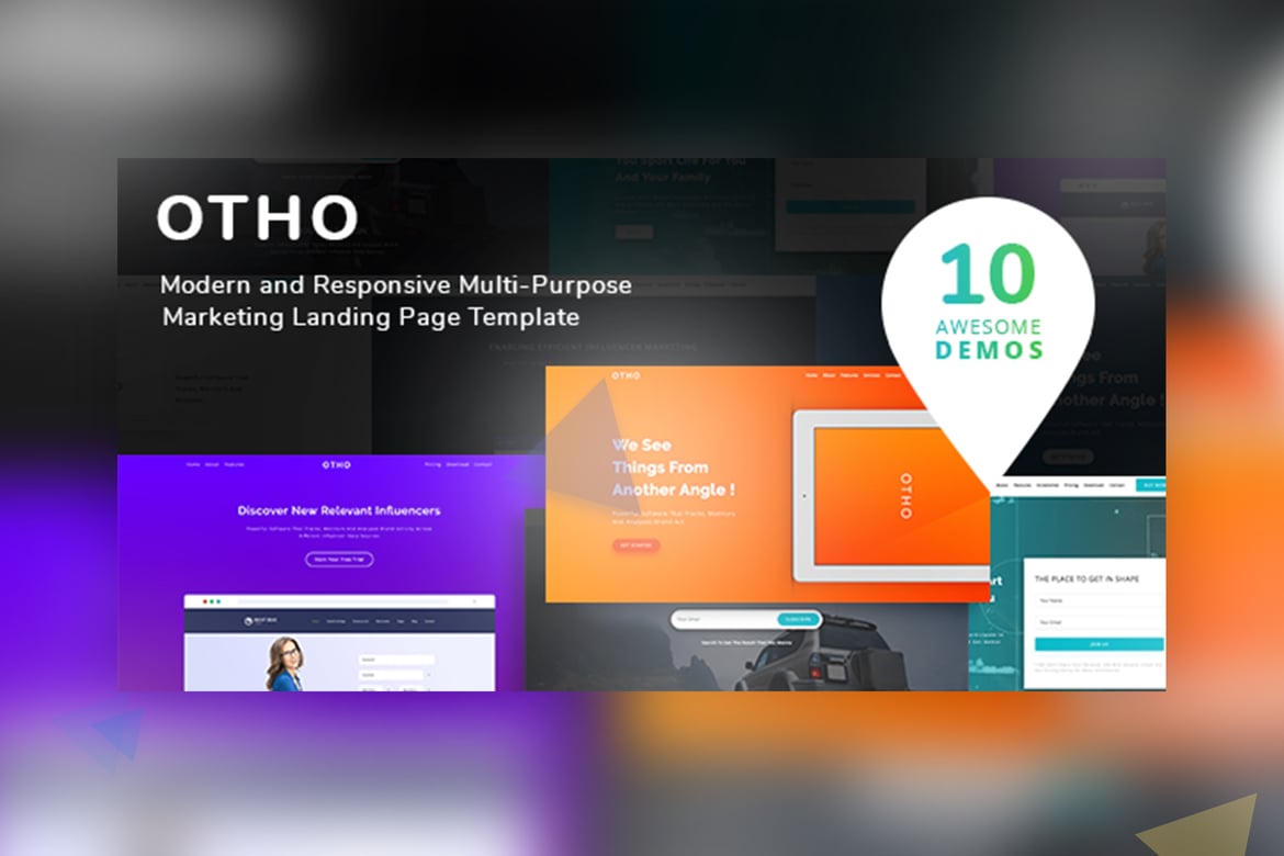 Otho - Paket Template Website yang Menarik dan Responsif
