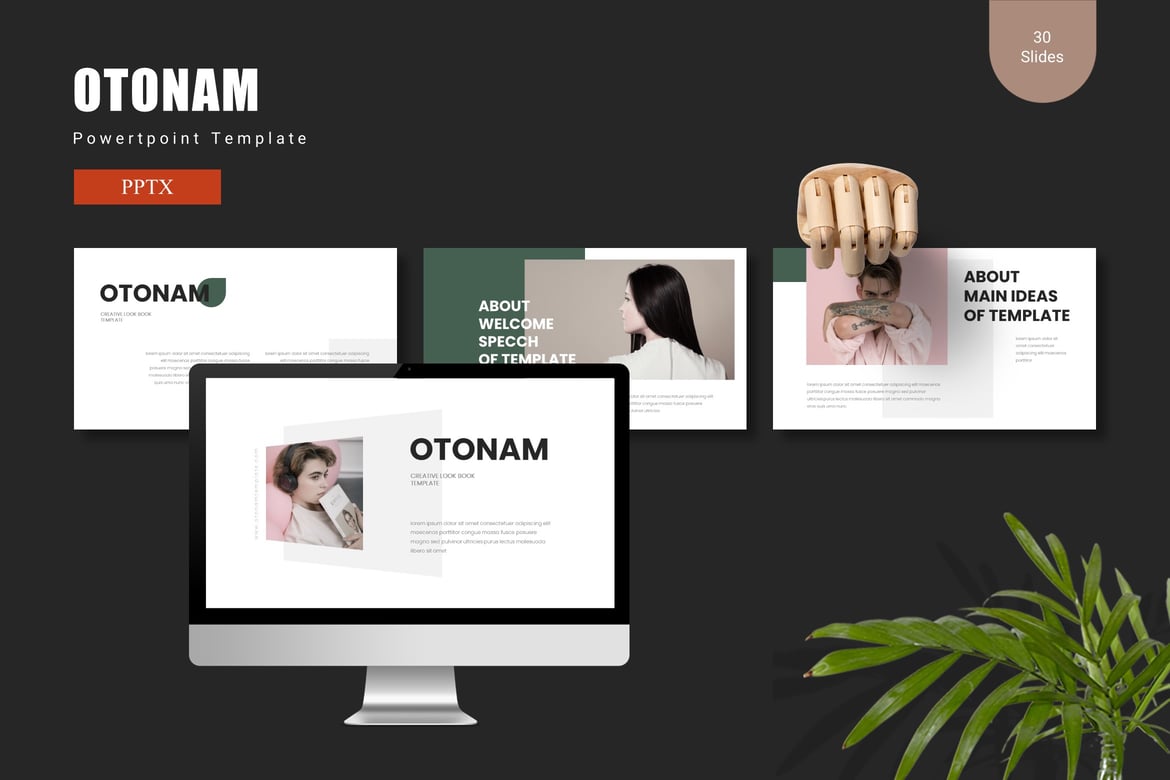 Otonam - Template Presentasi PowerPoint yang Menarik