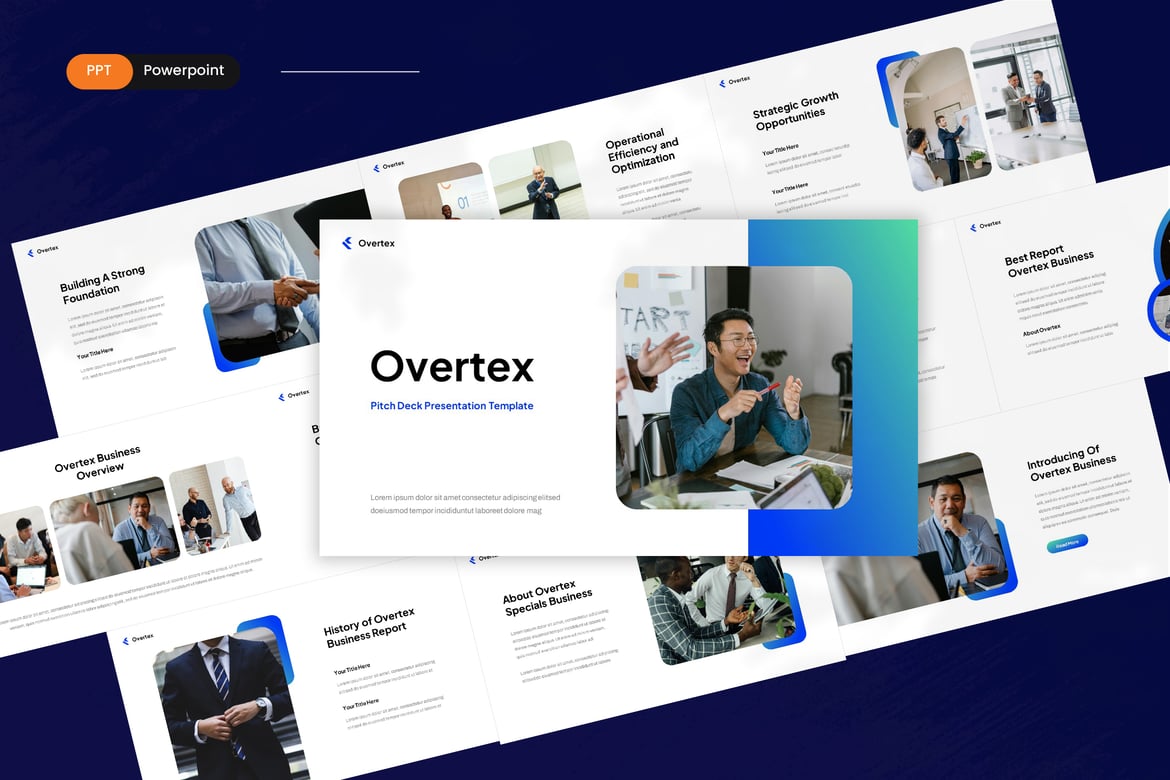 Overtex - Template Presentasi PowerPoint yang Serbaguna