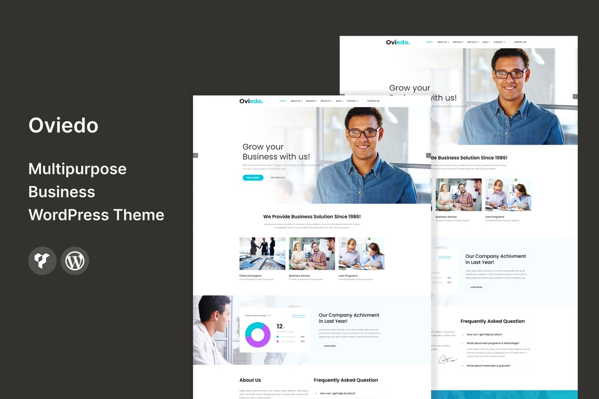 Oviedo - Tema WordPress Serbaguna untuk Bisnis Modern