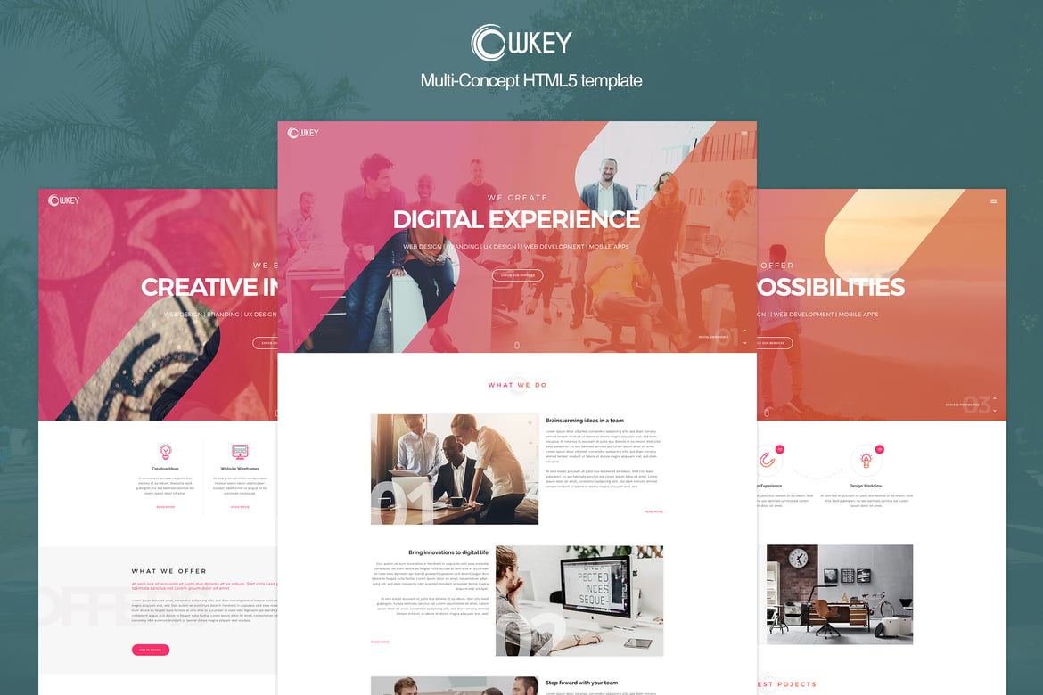 Owkey - Template Website Serbaguna HTML5 untuk Semua Kebutuhan Anda