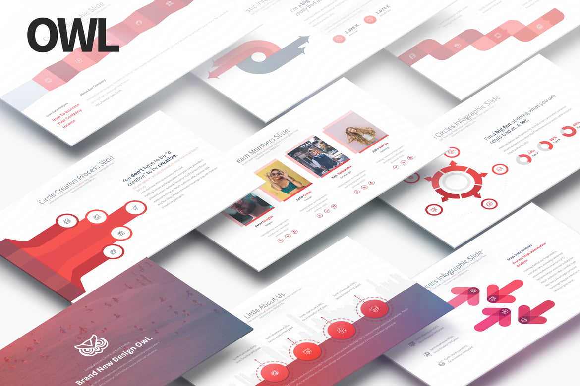 Template PowerPoint Serbaguna Owl - Presentasi Menarik dan Profesional