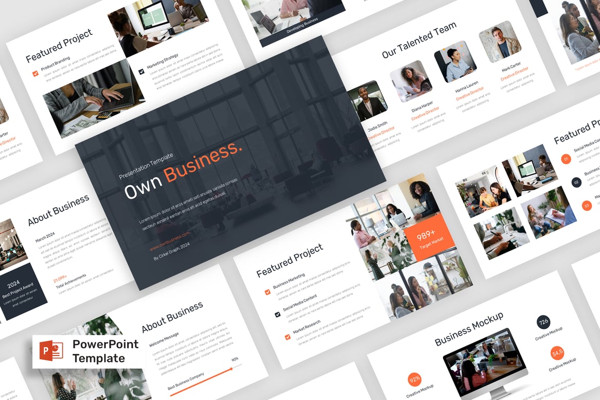 Template PowerPoint untuk Bisnis Anda yang Sukses