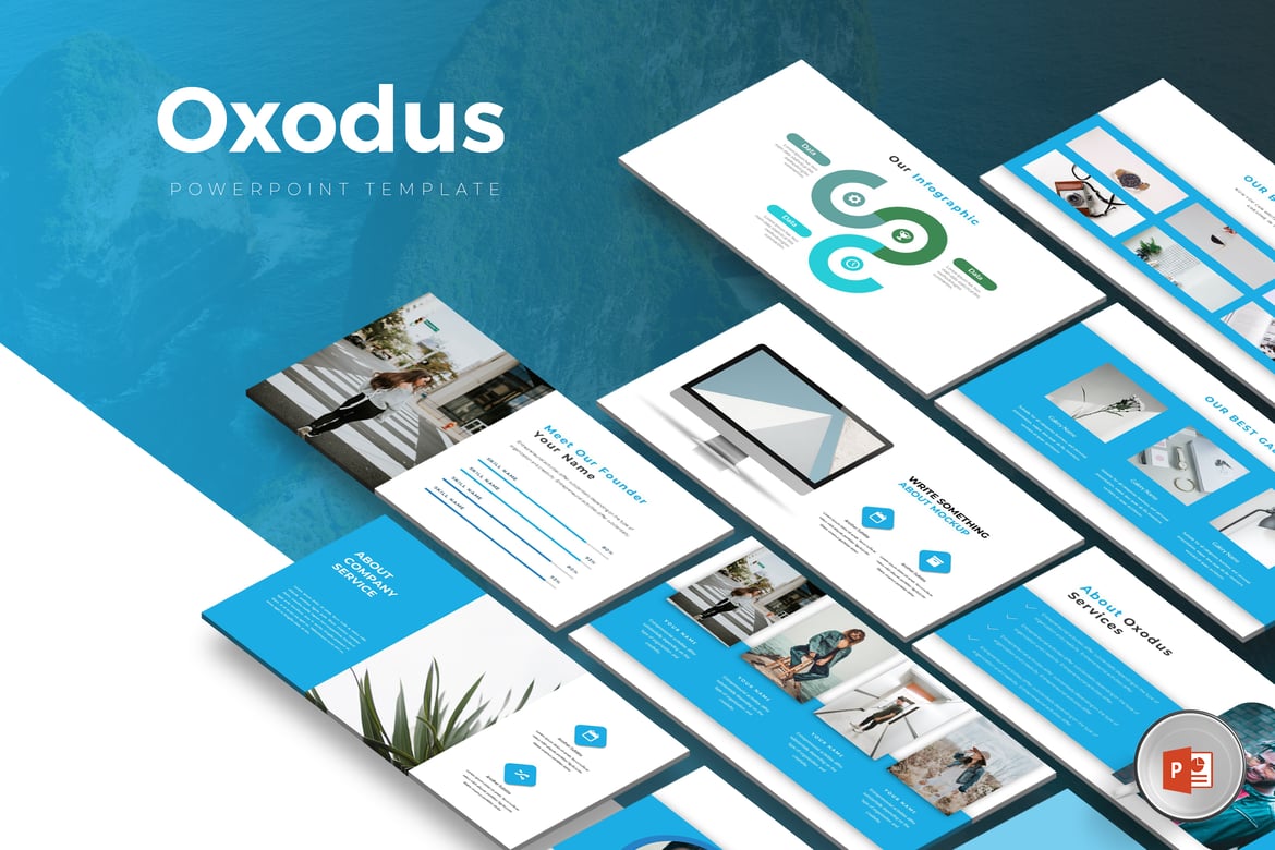 Oxodus - Template PowerPoint Serbaguna yang Menarik