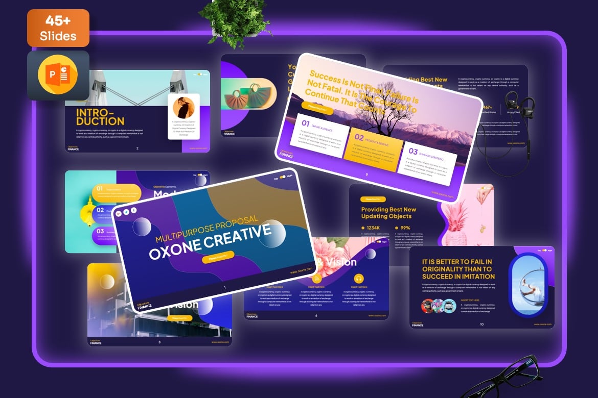 Oxone - Template Powerpoint Proposal Menarik dan Profesional