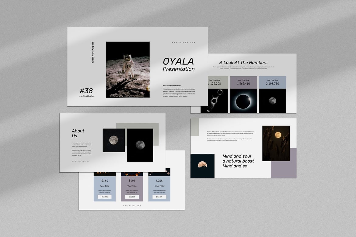 Template Powerpoint Hotel Profesional: Oyala untuk Presentasi Bisnis Anda