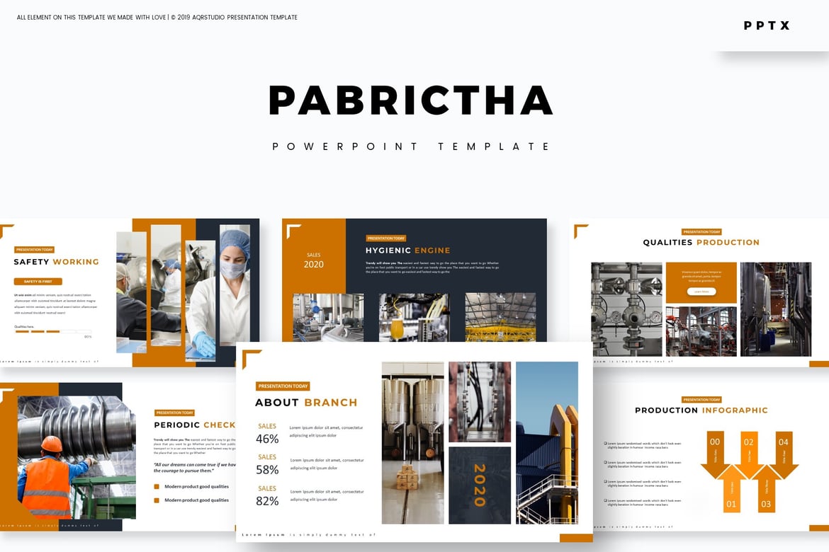 Pabrictha - Template Powerpoint Serbaguna dan Menarik