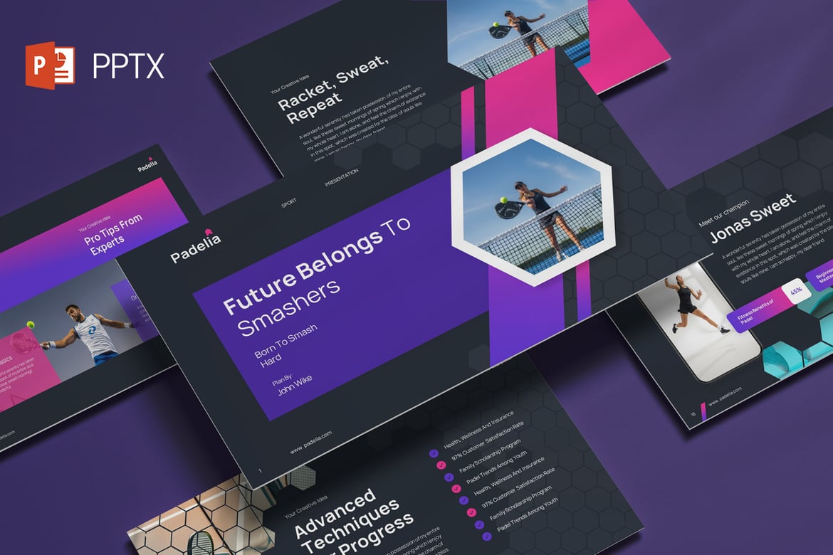 Template PowerPoint Padelia: Solusi Presentasi Kreatif dan Profesional