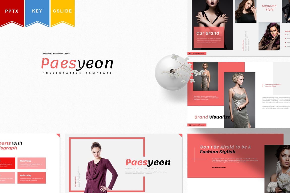 Template Presentasi Paesyeon | Powerpoint, Keynote, Google Slides