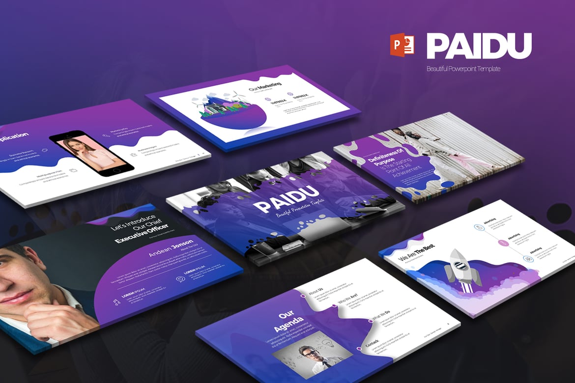 Template PowerPoint Paidu: Presentasi yang Memukau dan Fleksibel