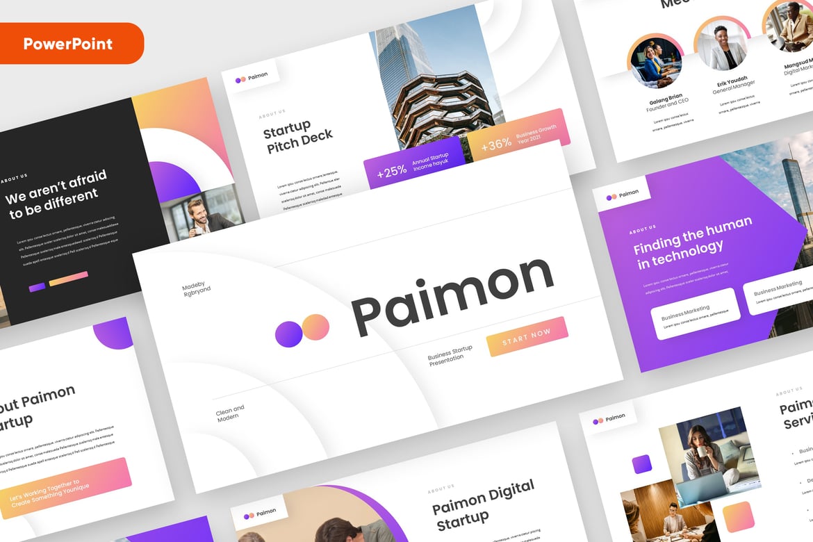 Template Powerpoint PAIMON - Solusi Kreatif untuk Presentasi Anda