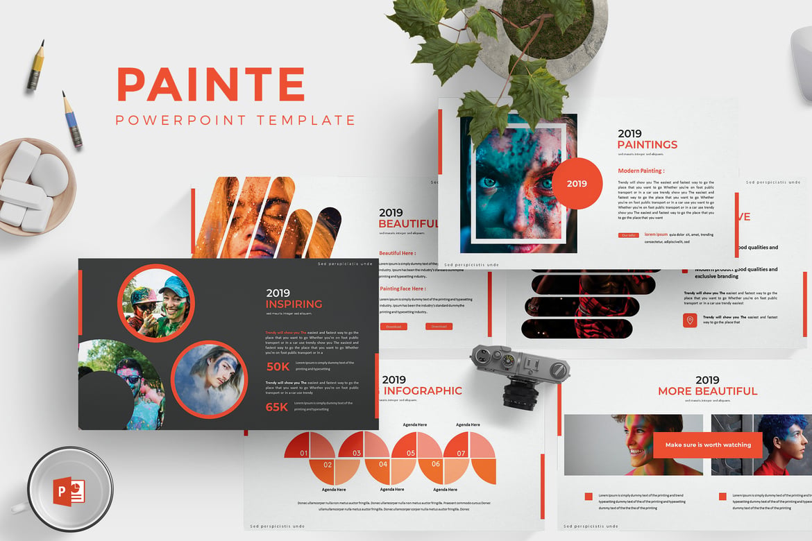 Painte - Template PowerPoint Serbaguna untuk Presentasi Menarik