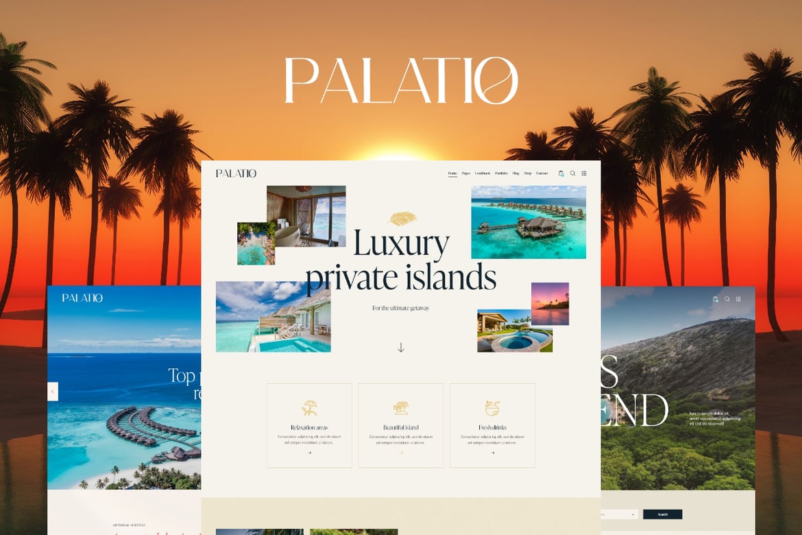 Tema WordPress Palatio: Solusi Ideal untuk Website Liburan Anda