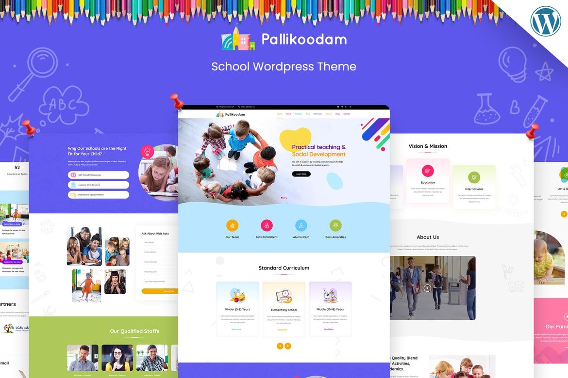 Pallikoodam - Tema WordPress Sekolah yang Menarik dan Fungsional