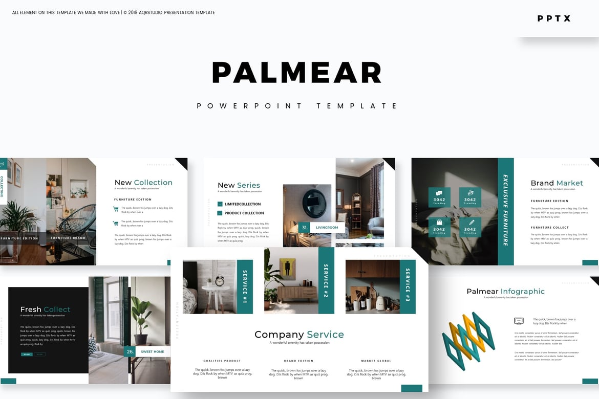 Template PowerPoint Palmear - Solusi Presentasi Multifungsi