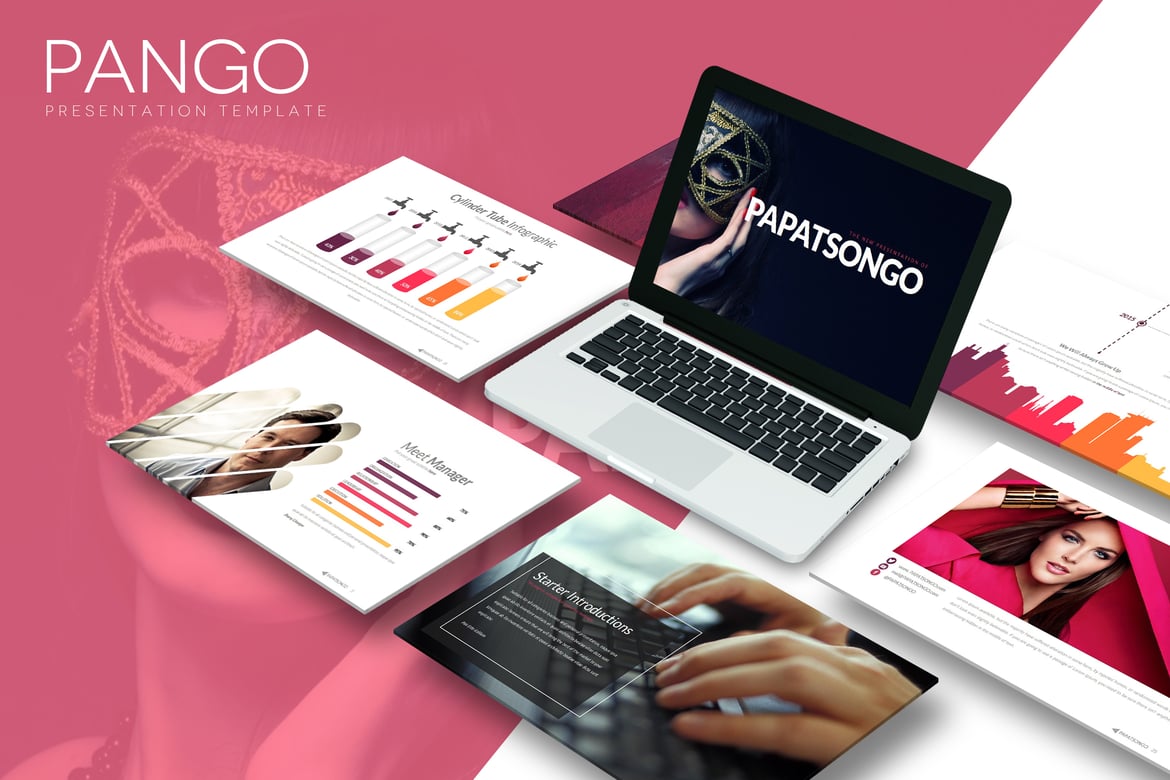 Pango - Template PowerPoint Kreatif untuk Presentasi Menarik