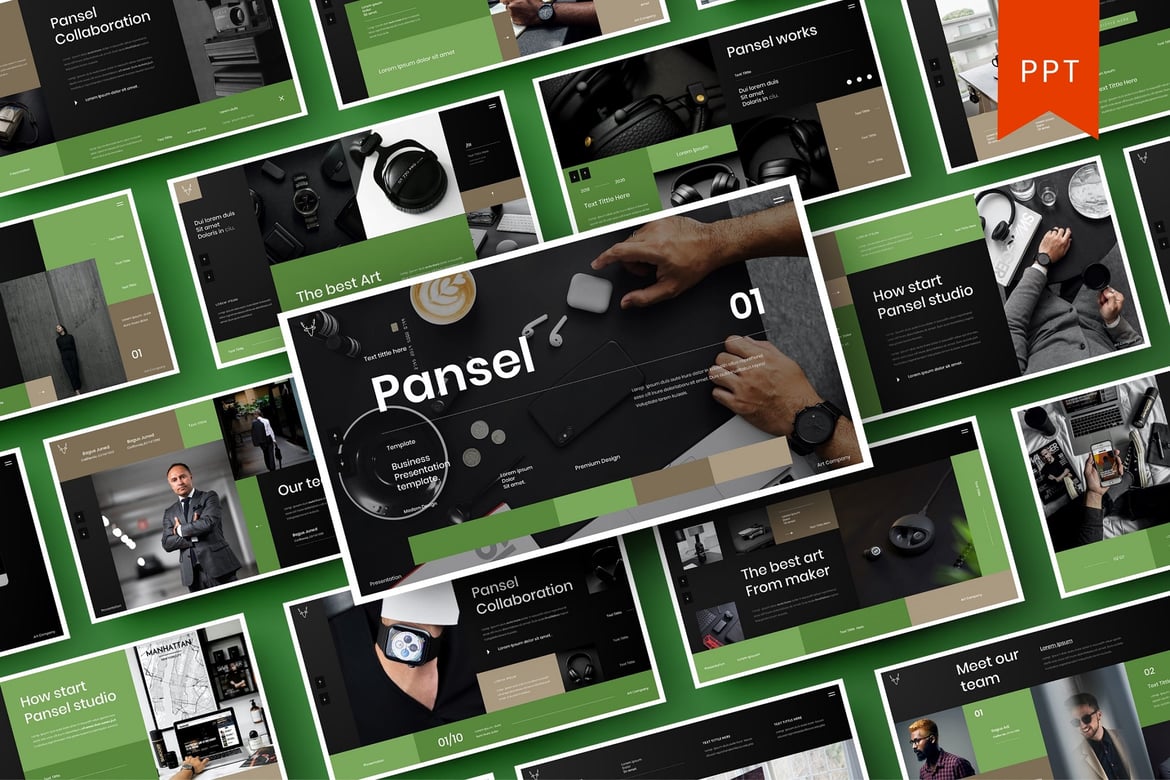 Template PowerPoint Pansel – Solusi Presentasi Bisnis Anda