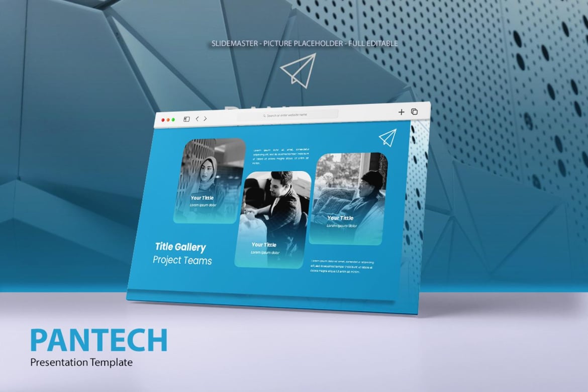 Template Powerpoint Pantech untuk Presentasi Profesional