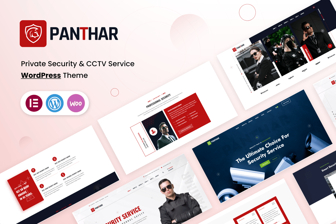 Tema WordPress Panther - Solusi Keamanan dan CCTV yang Modern
