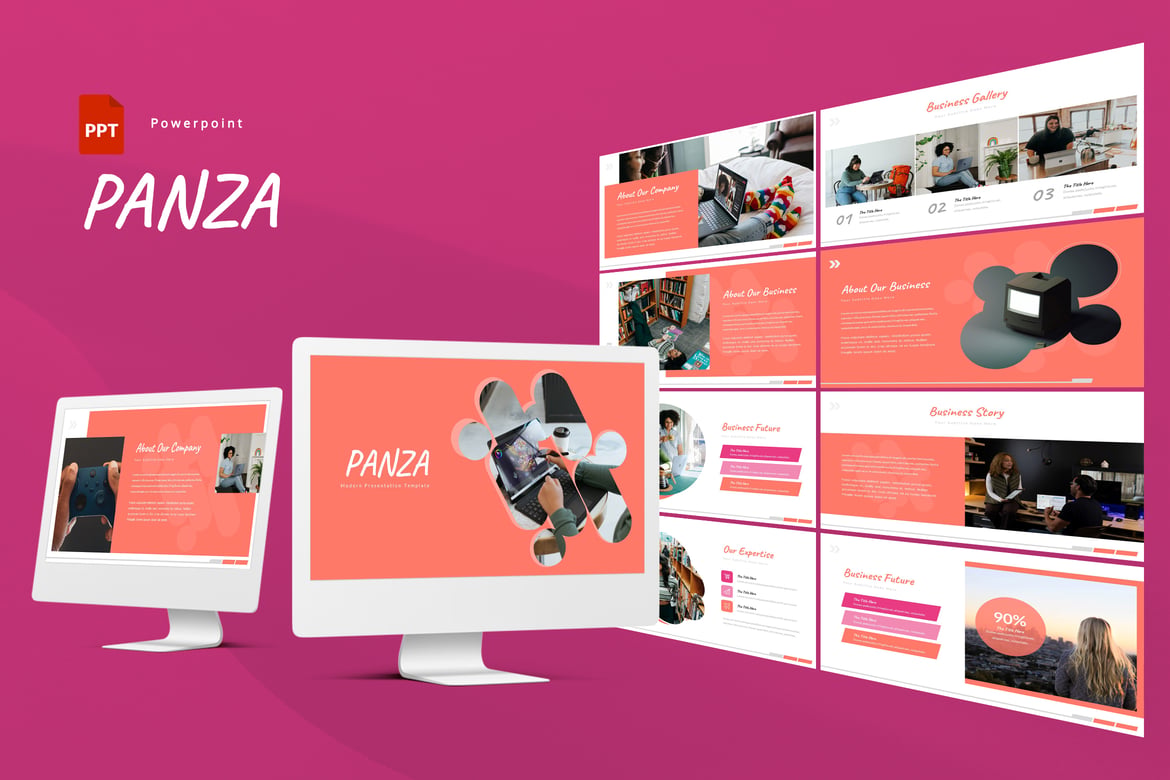 Panza - Template PowerPoint Serbaguna yang Menarik