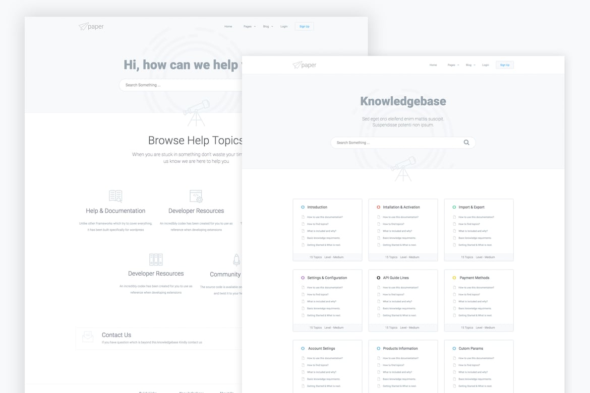 Template Web Paper - Solusi Pengetahuan dan Dokumentasi yang Efektif