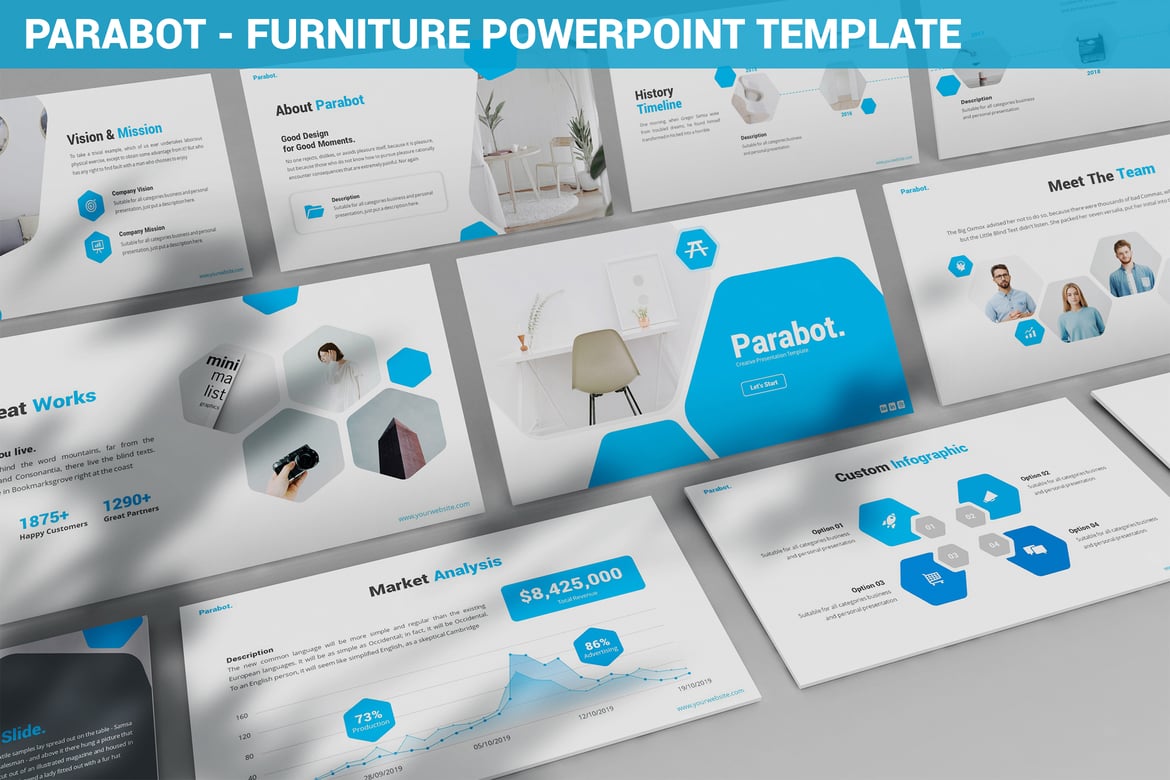 Template Powerpoint Parabot - Presentasi Modern untuk Berbagai Kebutuhan