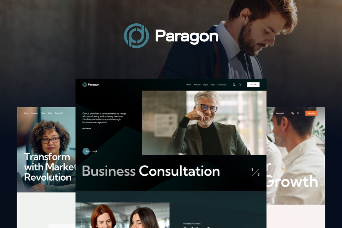 Paragon: Tema WordPress Profesional untuk Perusahaan dan Konsultasi