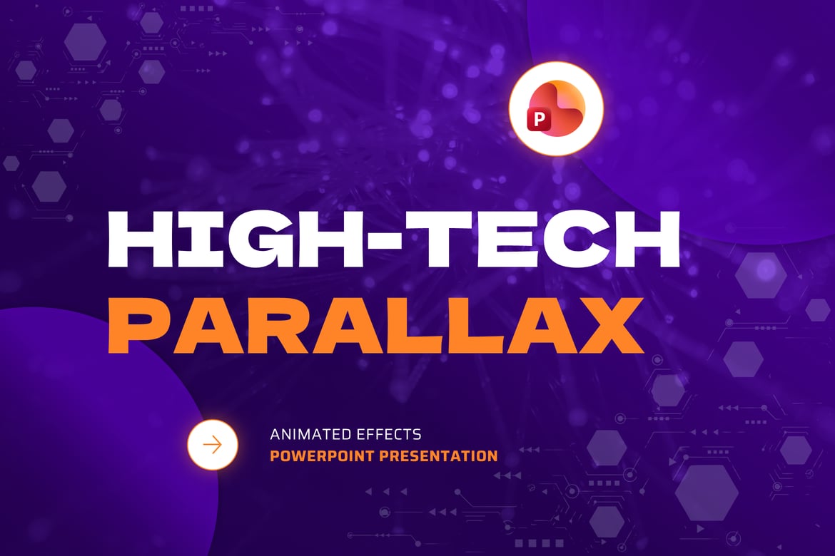 Template Powerpoint Animasi Parallax Efek Tinggi yang Modern dan Menarik