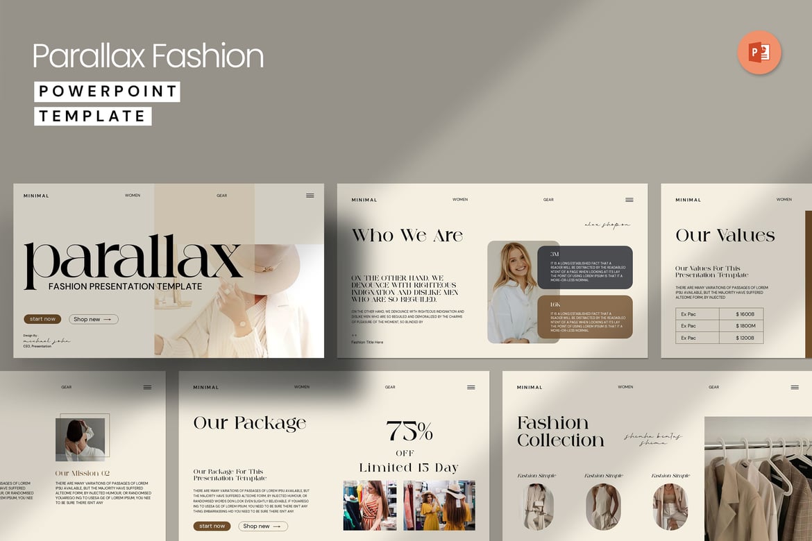 Template PowerPoint Parallax yang Menarik dan Profesional