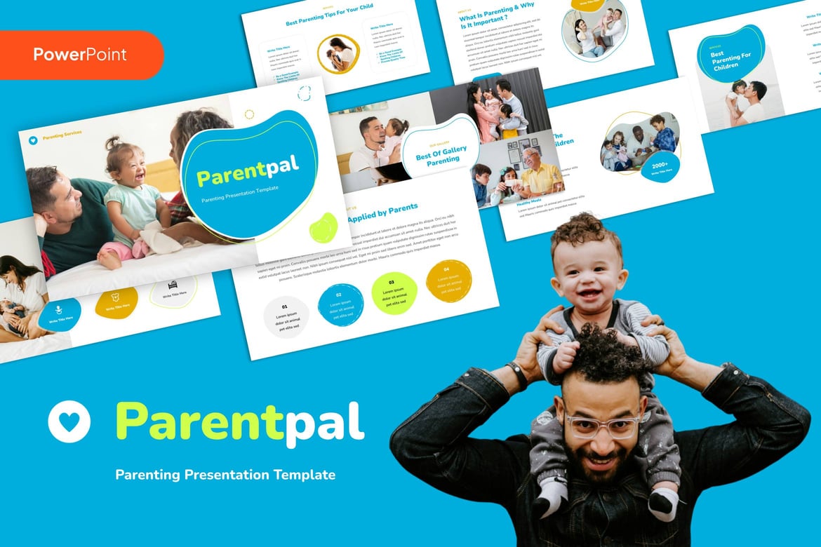 Template Presentasi Parentpal - Kekuatan Parenting yang Menyentuh Hati