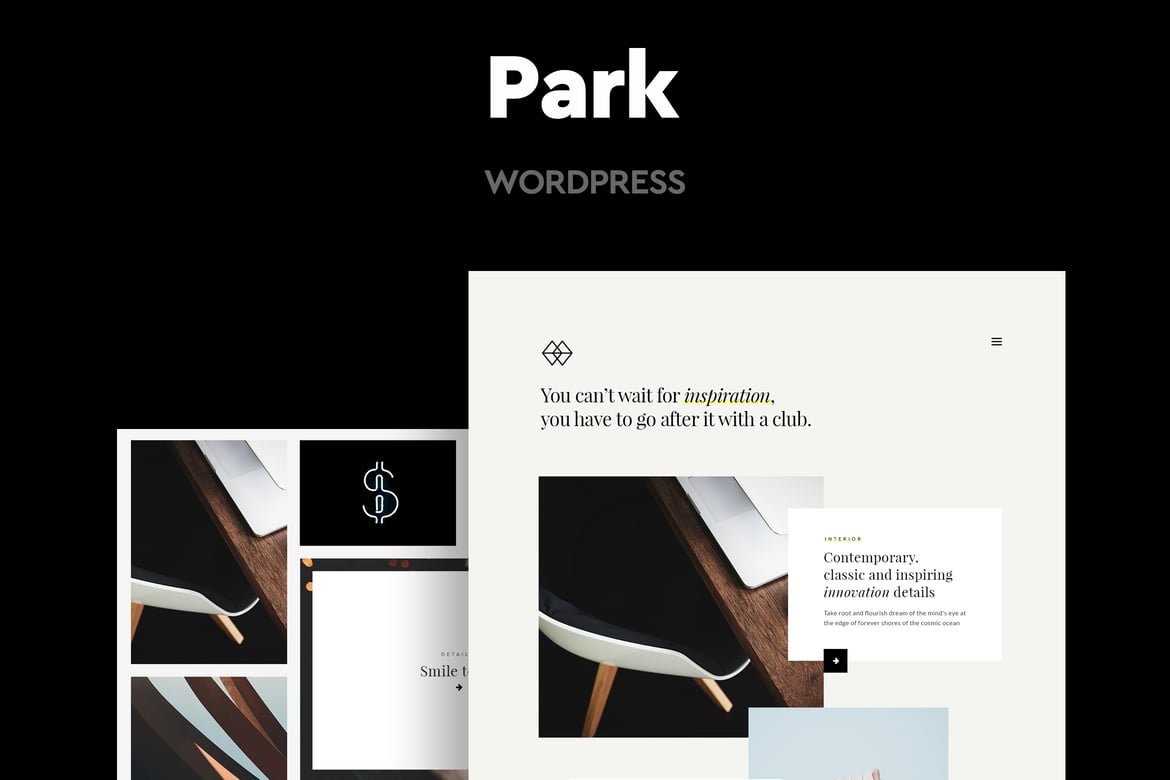 Park - Tema WordPress Portofolio Kreatif yang Minimalis