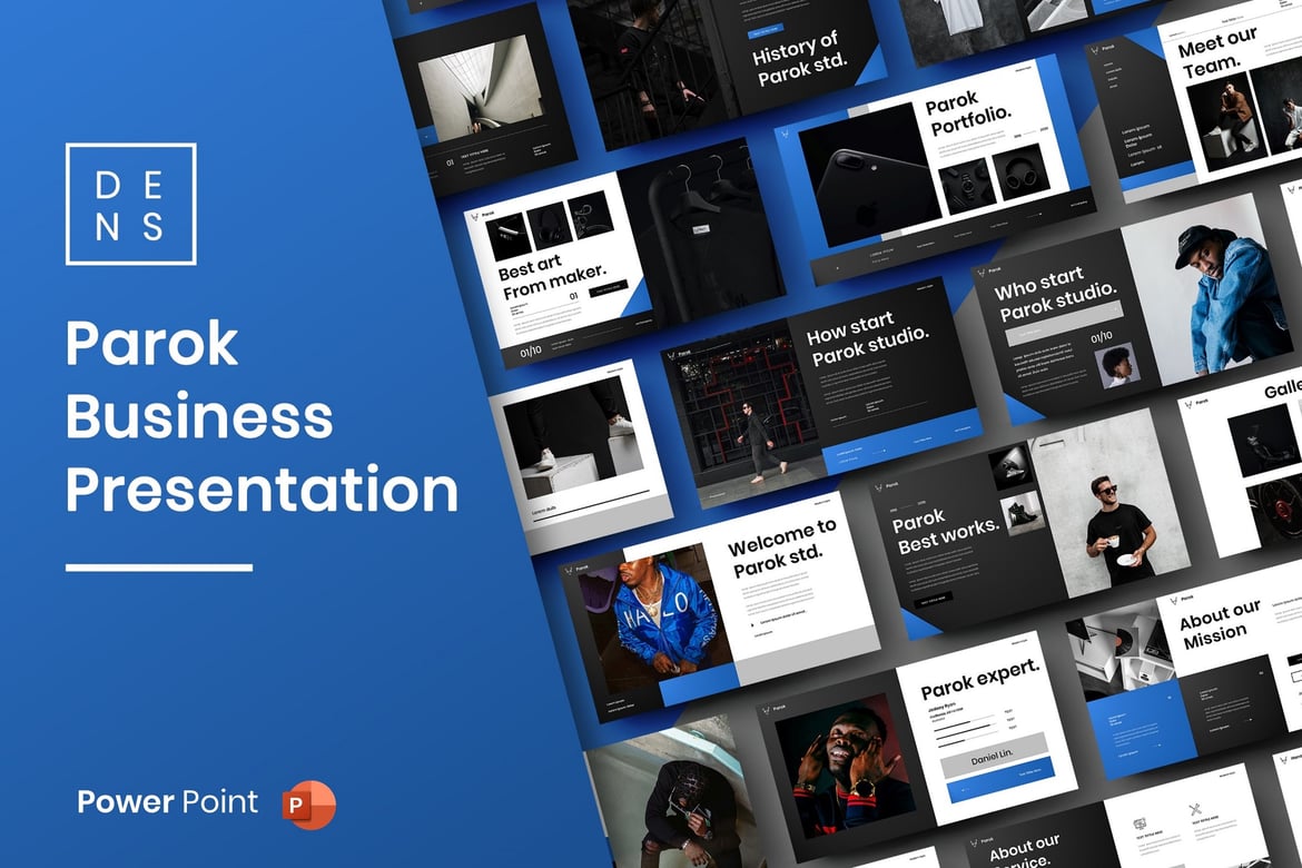 Template PowerPoint Parok – Solusi Presentasi Bisnis yang Menarik