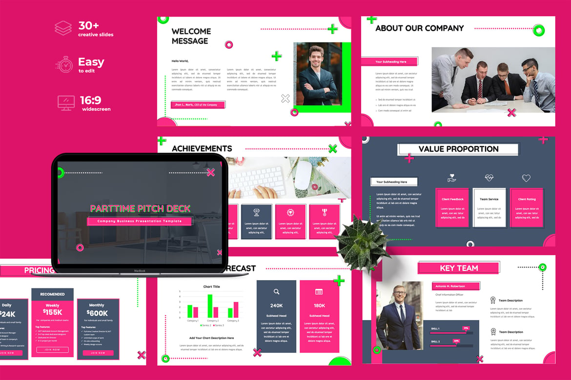 Template Powerpoint Presentasi Modern dan Kreatif