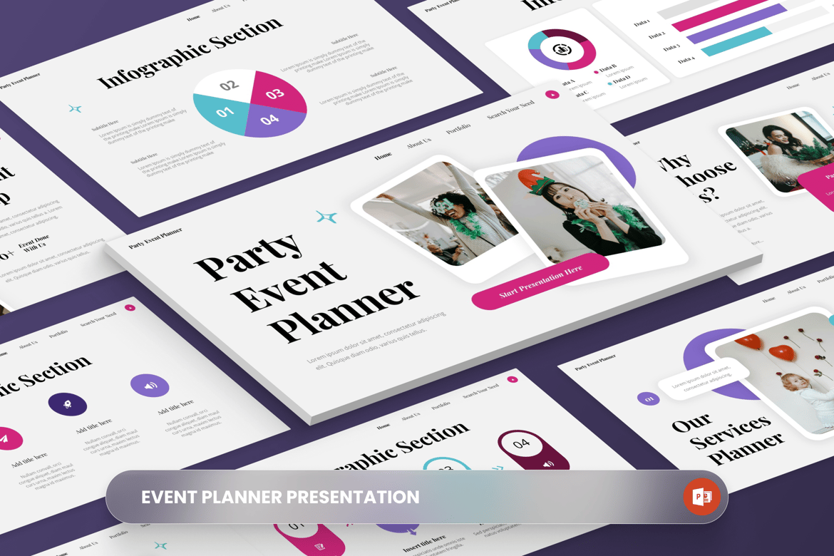 Template Presentasi PowerPoint untuk Perencanaan Acara yang Sempurna