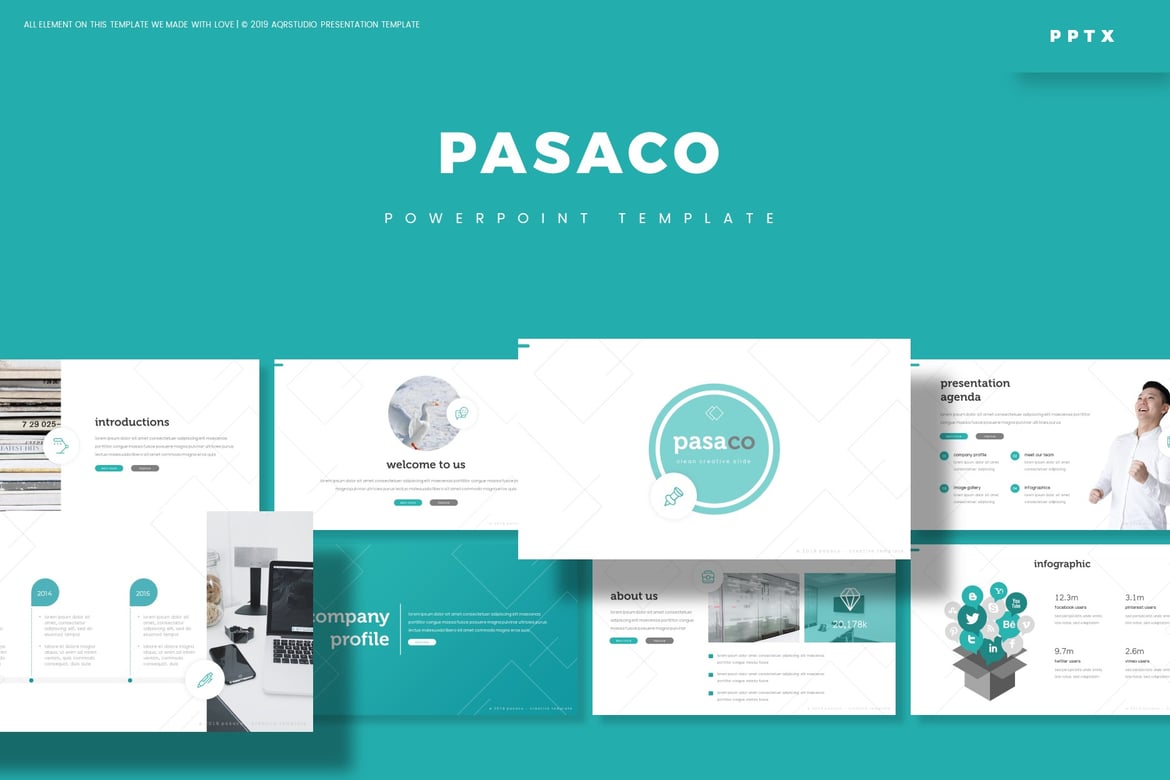 Template PowerPoint Pasaco - Solusi Presentasi Serbaguna