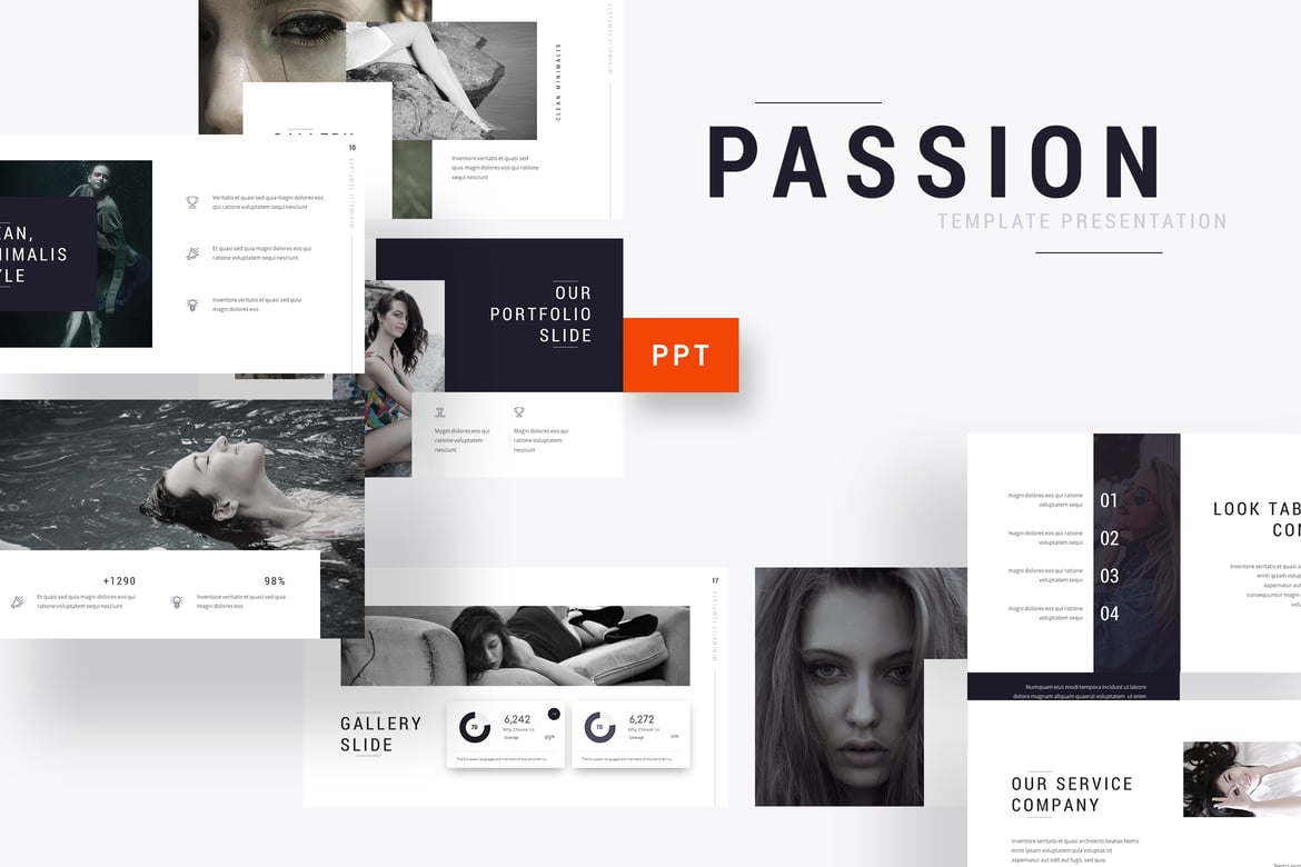 Template Presentasi Powerpoint Passion yang Menarik dan Profesional