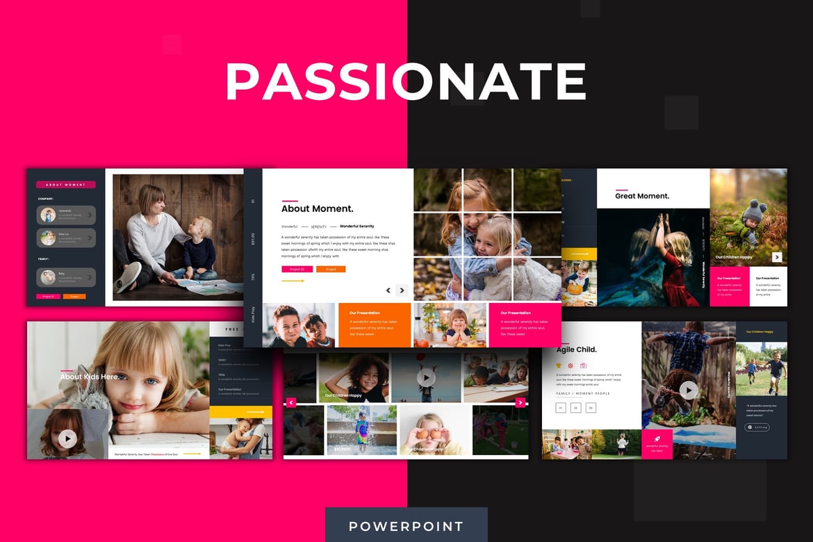 Template Powerpoint Passionate - Solusi Presentasi Menarik dan Profesional