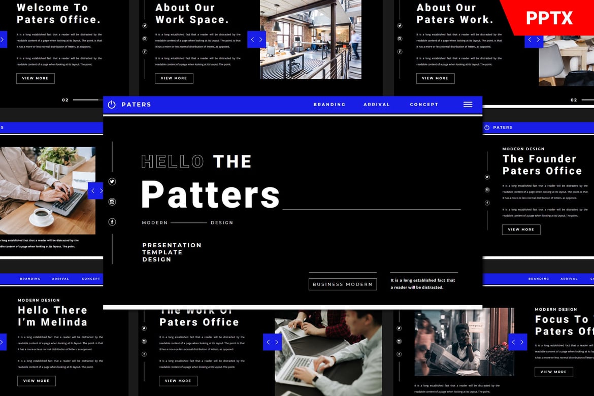 Template PowerPoint PATERS: Solusi Presentasi Profesional Anda