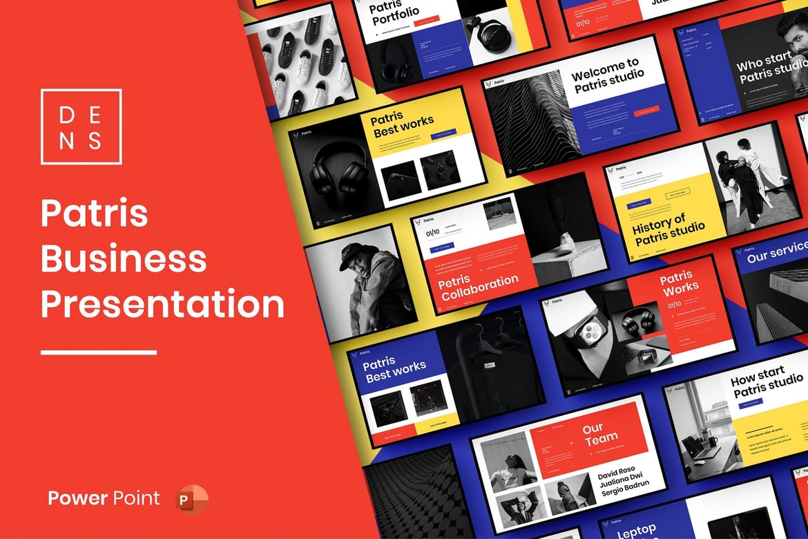 Template PowerPoint Patris – Solusi Presentasi Bisnis Anda