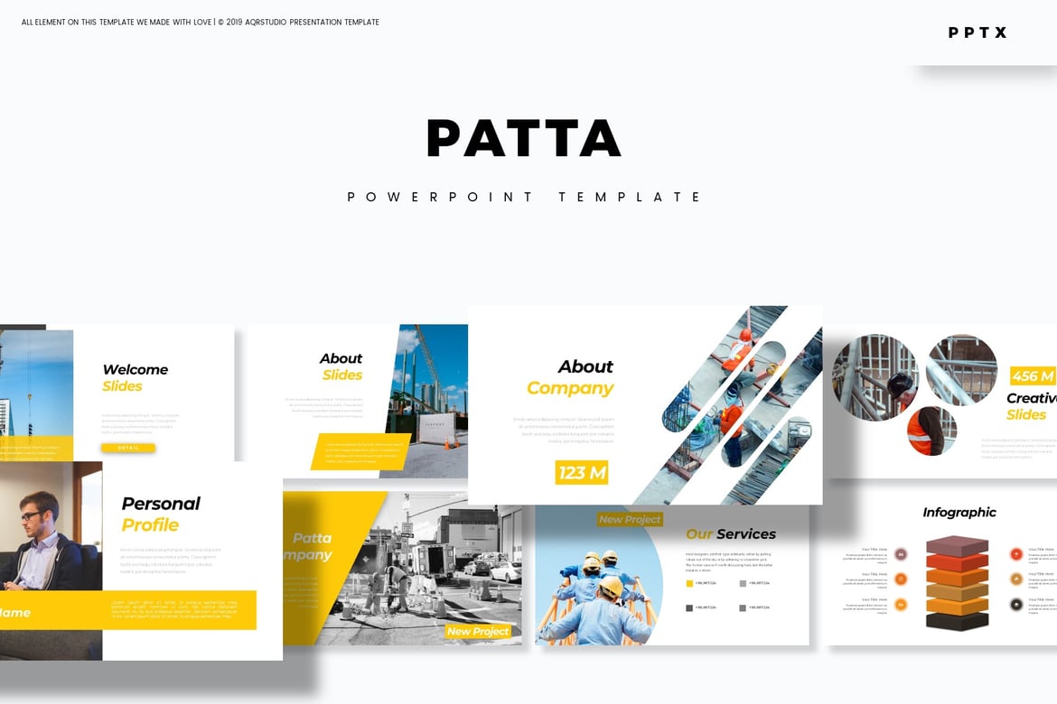 Template PowerPoint Patta - Solusi Presentasi Profesional Anda