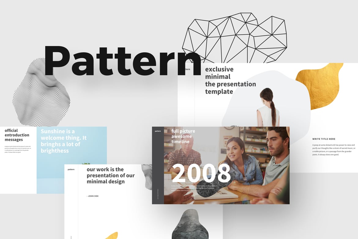 Template Powerpoint PATTERN yang Menarik dan Profesional